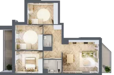 4 pokoje, mieszkanie 72,64 m², piętro 2, oferta nr M137, Nałęczowska - etap II, Lublin, Szerokie, ul. Nałęczowska 67
