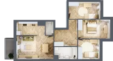 4 pokoje, mieszkanie 73,65 m², parter, oferta nr M148, Nałęczowska - etap II, Lublin, Szerokie, ul. Nałęczowska 67
