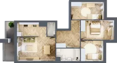 4 pokoje, mieszkanie 73,65 m², piętro 2, oferta nr M153, Nałęczowska - etap II, Lublin, Szerokie, ul. Nałęczowska 67