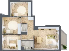 4 pokoje, mieszkanie 72,64 m², piętro 3, oferta nr M139, Nałęczowska - etap II, Lublin, Szerokie, ul. Nałęczowska 67