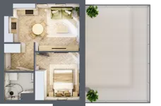 2 pokoje, mieszkanie 30,61 m², piętro 1, oferta nr M114, Nałęczowska - etap II, Lublin, Szerokie, ul. Nałęczowska 67