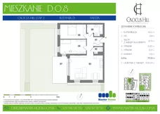 3 pokoje, mieszkanie 73,73 m², piętro 1, oferta nr A.1.1, Crocus Hill, Szczecin, Śródmieście, Śródmieście Północ, ul. Jerzego Janosika 2, 2A, 3, 3A