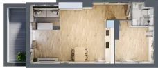 2 pokoje, mieszkanie 51,90 m², piętro 7, oferta nr 100, Osiedle Lotnictwa Polskiego 12, Poznań, Ogrody, Ogrody, ul. Lotnictwa Polskiego 12
