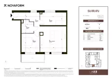 3 pokoje, mieszkanie 61,22 m², piętro 2, oferta nr B2.C.2.1, Svaran, Swarzędz, ul. Wrzesińska