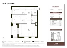 3 pokoje, mieszkanie 61,04 m², piętro 2, oferta nr B2.C.2.4, Svaran, Swarzędz, ul. Wrzesińska