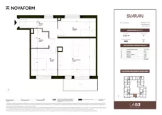 3 pokoje, mieszkanie 61,22 m², piętro 2, oferta nr B2.C.3.1, Svaran, Swarzędz, ul. Wrzesińska