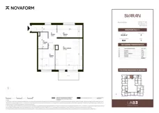3 pokoje, mieszkanie 65,58 m², piętro 1, oferta nr B2.D.1.1, Svaran, Swarzędz, ul. Wrzesińska