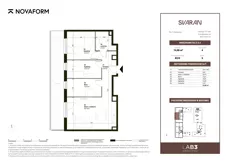 4 pokoje, mieszkanie 74,08 m², piętro 5, oferta nr B2.D.5.4, Svaran, Swarzędz, ul. Wrzesińska
