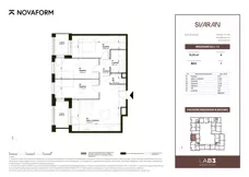 4 pokoje, mieszkanie 76,25 m², piętro 1, oferta nr B2.C.1.6, Svaran, Swarzędz, ul. Wrzesińska