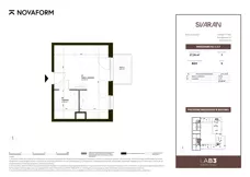 1 pokój, mieszkanie 27,20 m², piętro 5, oferta nr B2.C.5.5, Svaran, Swarzędz, ul. Wrzesińska