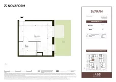 1 pokój, mieszkanie 36,21 m², parter, oferta nr B2.D.0.2, Svaran, Swarzędz, ul. Wrzesińska