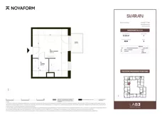 1 pokój, mieszkanie 27,05 m², piętro 3, oferta nr B2.D.3.4, Svaran, Swarzędz, ul. Wrzesińska