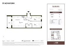 3 pokoje, mieszkanie 65,56 m², piętro 3, oferta nr B2.D.3.5, Svaran, Swarzędz, ul. Wrzesińska