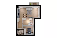 3 pokoje, mieszkanie 68,17 m², piętro 1, oferta nr M9, Osiedle Radosne, Pisz, ul. Słubicka
