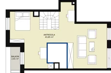 4 pokoje, mieszkanie 97,07 m², piętro 4, oferta nr M97, Ultra Marina, Ełk, Jeziorna, ul. bp. Edwarda Samsela 3