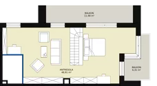5 pokoi, mieszkanie 101,63 m², piętro 4, oferta nr M98, Ultra Marina, Ełk, Jeziorna, ul. bp. Edwarda Samsela 3