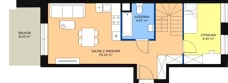 1 pokój, mieszkanie 81,88 m², piętro 4, oferta nr M44, Ultra Marina, Ełk, Jeziorna, ul. bp. Edwarda Samsela 3