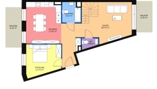 1 pokój, mieszkanie 105,96 m², piętro 4, oferta nr M57, Ultra Marina, Ełk, Jeziorna, ul. bp. Edwarda Samsela 3