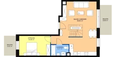 1 pokój, mieszkanie 94,00 m², piętro 4, oferta nr M64, Ultra Marina, Ełk, Jeziorna, ul. bp. Edwarda Samsela 3