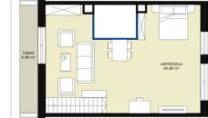1 pokój, mieszkanie 103,22 m², piętro 4, oferta nr M65, Ultra Marina, Ełk, Jeziorna, ul. bp. Edwarda Samsela 3