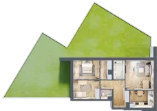3 pokoje, mieszkanie 70,79 m², parter, oferta nr A7, Warszawska 222, Mińsk Mazowiecki, ul. Warszawska 222