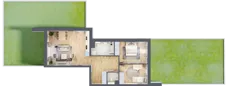 3 pokoje, mieszkanie 68,71 m², parter, oferta nr D40, Warszawska 222, Mińsk Mazowiecki, ul. Warszawska 222