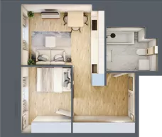 2 pokoje, apartament 34,80 m², piętro 2, oferta nr E.2.2.03, Aroma Park Lofty, Warszawa, Białołęka, Henryków, ul. Dziatwy