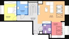 4 pokoje, mieszkanie 119,10 m², piętro 4, oferta nr E.1.4.04, Aroma Park Lofty, Warszawa, Białołęka, Henryków, ul. Dziatwy