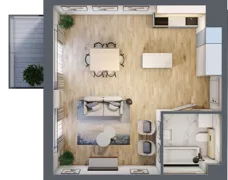 2 pokoje, mieszkanie 71,07 m², piętro 3, oferta nr BC0303, Talarowa Park, Warszawa, Białołęka, Tarchomin, ul. Talarowa