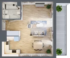 2 pokoje, mieszkanie 75,64 m², piętro 3, oferta nr CA0304, Talarowa Park, Warszawa, Białołęka, Tarchomin, ul. Talarowa