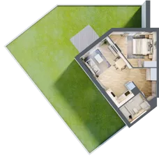 2 pokoje, mieszkanie 41,47 m², piętro 1, oferta nr DC0105, Talarowa Park II, Warszawa, Białołęka, Tarchomin, ul. Talarowa