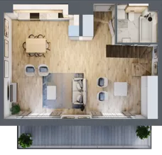 2 pokoje, mieszkanie 98,85 m², piętro 3, oferta nr DA0303, Talarowa Park II, Warszawa, Białołęka, Tarchomin, ul. Talarowa