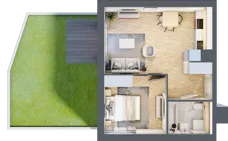 2 pokoje, mieszkanie 36,50 m², piętro 2, oferta nr DC0201, Talarowa Park II, Warszawa, Białołęka, Tarchomin, ul. Talarowa