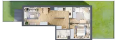 3 pokoje, mieszkanie 59,19 m², parter, oferta nr DA0002, Talarowa Park II, Warszawa, Białołęka, Tarchomin, ul. Talarowa