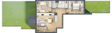 3 pokoje, mieszkanie 57,45 m², parter, oferta nr DB0002, Talarowa Park II, Warszawa, Białołęka, Tarchomin, ul. Talarowa