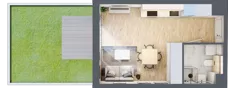 1 pokój, mieszkanie 26,61 m², parter, oferta nr DA0003, Talarowa Park II, Warszawa, Białołęka, Tarchomin, ul. Talarowa