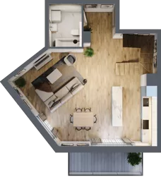 2 pokoje, mieszkanie 87,39 m², piętro 3, oferta nr EB0306, Talarowa Park II, Warszawa, Białołęka, Tarchomin, ul. Talarowa