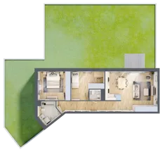 3 pokoje, mieszkanie 63,29 m², parter, oferta nr EB0007, Talarowa Park II, Warszawa, Białołęka, Tarchomin, ul. Talarowa