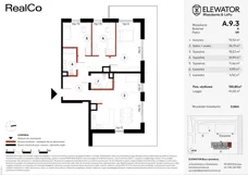 4 pokoje, mieszkanie 100,80 m², piętro 9, oferta nr A.9.3, ELEWATOR. Mieszkania&Lofty - mieszkania, Wrocław, Kleczków, Psie Pole, Rychtalska/Zakładowa