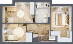 Dom 98,95 m², oferta nr 2A.2, Wawer Park, Warszawa, Wawer, Aleksandrów, ul. Zagórzańska 52