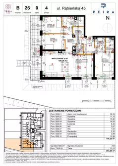 4 pokoje, mieszkanie 109,26 m², parter, oferta nr B26, Teria Park, Łódź, Polesie, Złotno, ul. Rąbieńska 45