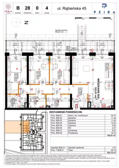 4 pokoje, mieszkanie 103,01 m², parter, oferta nr B28, Teria Park, Łódź, Polesie, Złotno, ul. Rąbieńska 45