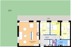 4 pokoje, mieszkanie 93,28 m², parter, oferta nr 113, InPark, Łódź, Bałuty, ul. Emilii Plater / ul. Górnicza