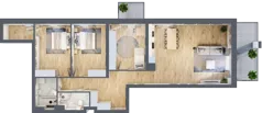 4 pokoje, mieszkanie 111,25 m², piętro 1, oferta nr M03, Srebrzyńska Park IV, Łódź, Polesie, ul. Srebrzyńska 107