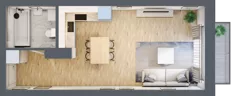 1 pokój, mieszkanie 33,89 m², piętro 1, oferta nr M04, Srebrzyńska Park IV, Łódź, Polesie, ul. Srebrzyńska 107