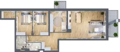 4 pokoje, mieszkanie 111,25 m², piętro 2, oferta nr M21, Srebrzyńska Park IV, Łódź, Polesie, ul. Srebrzyńska 107
