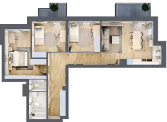 4 pokoje, mieszkanie 85,08 m², piętro 2, oferta nr M29, Srebrzyńska Park IV, Łódź, Polesie, ul. Srebrzyńska 107
