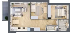 3 pokoje, mieszkanie 65,62 m², piętro 2, oferta nr C.3.8, Silva Straszyn, Straszyn, ul. Boczna/Starogardzka