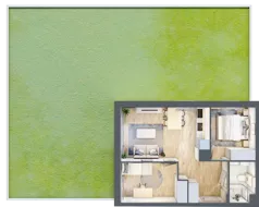 3 pokoje, mieszkanie 46,26 m², parter, oferta nr D.1.4, Silva Straszyn, Straszyn, ul. Boczna/Starogardzka