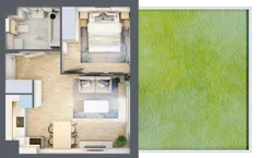 2 pokoje, mieszkanie 37,41 m², parter, oferta nr D.1.1, Silva Straszyn, Straszyn, ul. Boczna/Starogardzka